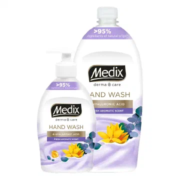 Medix Derma Care Fresh Aromatic Scent кремообразен течен сапун с помпа