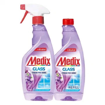 Medix Glass Lilac препарат за стъкла с пулверизатор