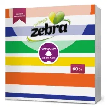 Zebra Easy Open Райе салфетки