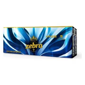 Zebra носни кърпички, 4 пласта