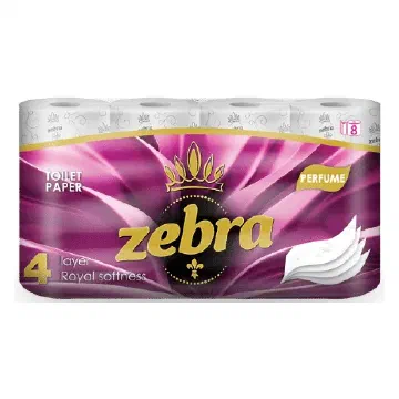 Zebra Perfume тоалетна хартия, 4 пласта
