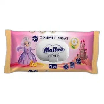 Maliva Chamomile мокри кърпи с лайка