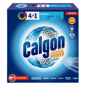 Calgon 4in1 Power Powder концентриран прах срещу котлен камък за перални машини