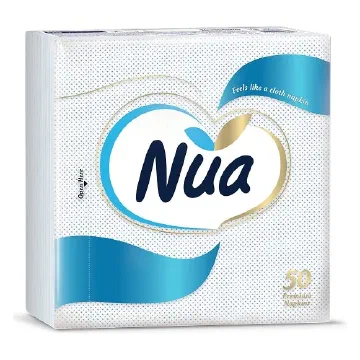 Nua Silky Soft сини салфетки 40×40 см