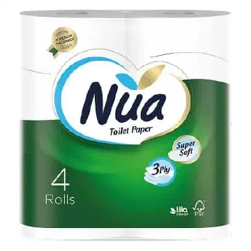 Nua Super Soft 3-пластова тоалетна хартия
