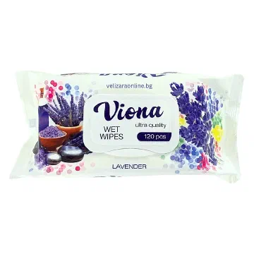 Viona Lavender мокри кърпи с капак
