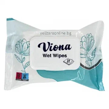 Viona Make-up Removers мокри кърпи за почистване на грим с капак