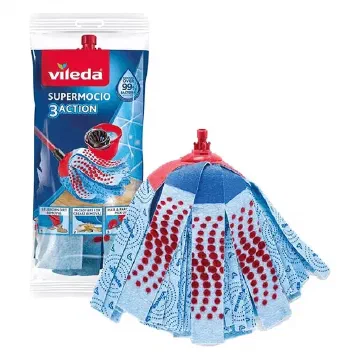 Vileda SuperMocio 3Action резерва за моп (сини ресни)