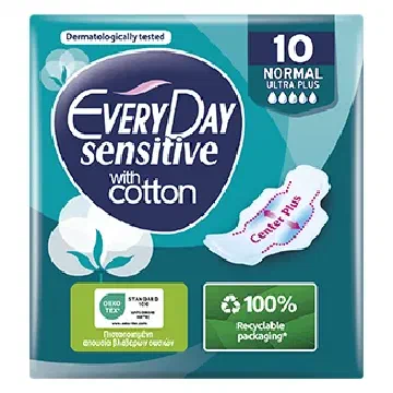 Every Day Sensitive with Cotton Normal Ultra Plus дамски превръзки