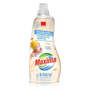 Sano Maxima Baby x2 концентриран гел за пране с овес