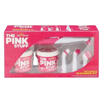 The Pink Stuff комплект 2 почистващи пасти с електрическа четка и 4 накрайника