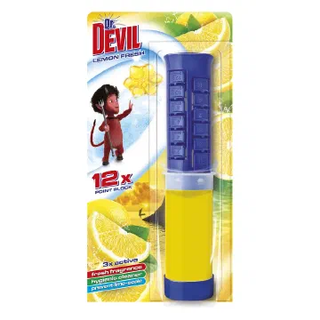 Dr. Devil 3in1 WC Point Block Lemon Fresh дискове за тоалетна