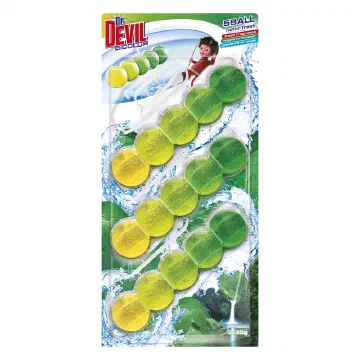 Dr. Devil WC Bicolor 5 Ball Natur Fresh кошничка и пълнители