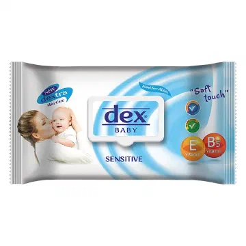 Dex Baby Sensitive мокри кърпи с капак