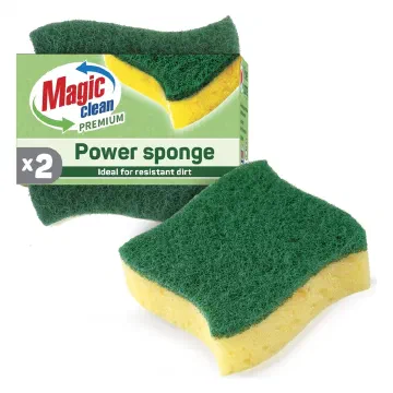 Magic Clean Premium Power Sponge гъби за силно замърсени повърхности