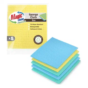 Magic Clean Premium Sponge Cloth Eco биоразградими попивателни кърпи