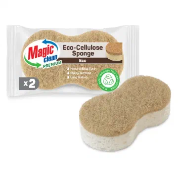 Magic Clean Premium Eco-Cellulose Sponge Eco целулозни гъби