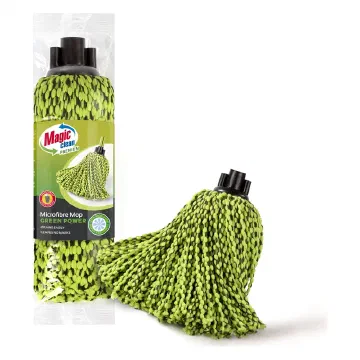 Magic Clean Premium Green Power микрофибърна бърсалка с въже