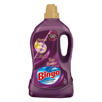 Bingo течен перилен препарат за всички цветове (лилава опаковка)
