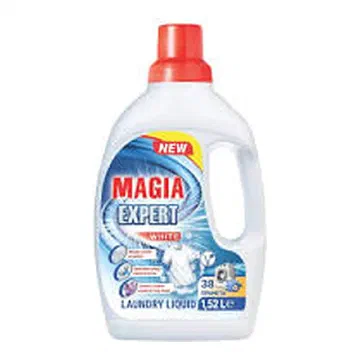 Magia Expert White течен перилен препарат за бяло пране
