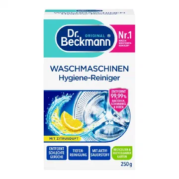 Dr. Beckmann препарат за почистване на пералня с активен въглен